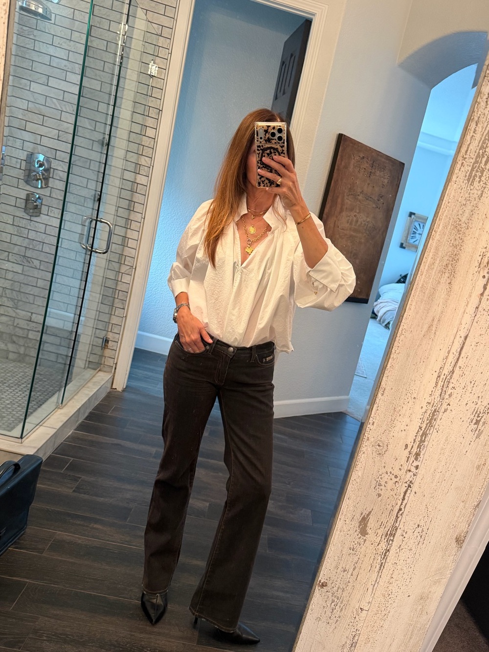 Bella Dahl Vintage Distressed Dark Indigo Jeans